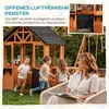 AIYAPLAY Spielhaus Outdoor Kinderspielhaus aus Holz mit Produktbild-Vorschau 7