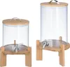8L Luxus Getränkespender mit Zapfhahn aus Glas - XXL Produktbild-Vorschau 6