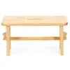 SPRINGOS Holzschemel Hocker Tritthocker massiv 40 cm Kiefer Produktbild-Vorschau 6