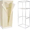 Textile Kleiderschrank "Fela" mit Regal - Beige Produktbild-Vorschau 9