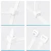 Qost Kabelbinder 365 x 3,5 mm Weiß – 100 Stück – starke Produktbild-Vorschau 3
