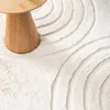 Volero - Hochflor Teppich Rund - Carvy Arches Creme - Ø 100 Produktbild-Vorschau 8