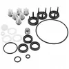 A collection of various pump repair parts laid out on a white background. Podgląd zdjęcia produktu