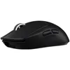 A black wireless computer mouse is shown from a side angle against a white background. Produktbild-Vorschau