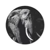 MuchoWow® Mauspad Mousepad Elefant - Zähne - Schwarz - Weiß Produktbild-Vorschau 1