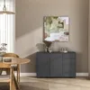 Credenza «Paarl» con 3 ante e 2 cassetti, 74 x 117 x 36 cm, Anteprima dell’immagine prodotto 4