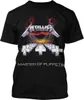 A black t-shirt with the Metallica Master of Puppets album art printed on the front. Produktbild-Vorschau
