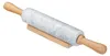 Relaxdays Nudelholz Marmor, Griffe aus Holz, Teigroller zum Produktbild-Vorschau 9