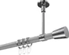 Interdeco Gardinenstange / Vorhangstange Weiß / Chrom, Typ Produktbild-Vorschau 1