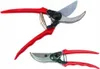 Two red-handled pruning shears are shown against a white background. Podgląd zdjęcia produktu