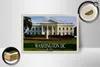 Holzschild Reise 18x12 cm Washington DC USA White House Produktbild-Vorschau 3