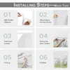 Francúzsky Blackout Door Curtain White, Privacy Screen Náhľad obrázku produktu 5