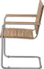 home24 Freischwinger - 2er-Set - Teak Massiv / Edelstahl - Produktbild-Vorschau 8