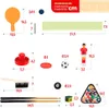 Multispiel-Tisch Colorbaby 4 in 1 81 x 27 x 43 cm Produktbild-Vorschau 6