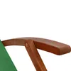 Close-up of the armrest and fabric of a wooden deck chair. Anteprima dell’immagine prodotto