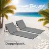tectake® 2er Set Strandmatte Mina inkl. Aufbewahrungstasche Produktbild-Vorschau 3
