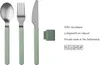 Mepal besteckset silueta 3-teilig - nordic sage 202 x 43 x Podgląd zdjęcia produktu 3