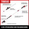 TEENO 2-in-1 Heckenschere und Motorsäge,Neigbarer Kopf,Mit Produktbild-Vorschau 6
