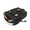 A black belt pouch with various items inside, including a phone, watch, and cards, shown against a white background. Produktbild-Vorschau