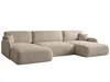 FurMeb24 ECKSOFA mit Schlaffunktion und bettkasten PIERRO U Produktbild-Vorschau 5