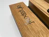 Kleiderhaken Holz Eiche Schwarz – Wandgarderobe Paneel Produktbild-Vorschau 6