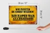 Holzschild Spruch 30x20cm Kinder weggeben Katze allergisch Produktbild-Vorschau 5