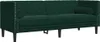 vidaXL Juego de 2 sofás Chesterfield con reposacabezas, Vista previa de la imagen del producto 4