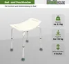 TrutzHolm Bad- & Duschhocker 8-fach höhenverstellbar, 150 Produktbild-Vorschau 1