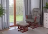 A comfortable-looking glider chair and ottoman set placed near a large window with curtains. Náhled obrázku produktu