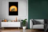 MuchoWow® MuchoWow® Gerahmtes Poster Elefant - Sonne - Produktbild-Vorschau 6