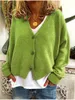 ASKSA Damen Strickpulli Lose Lässige Strickjacken Produktbild-Vorschau 2