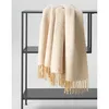 TOM TAILOR Tagesdecke WOOLY HERRINGBONE Beige 130 x 170 cm Produktbild-Vorschau 2