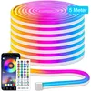 RGB-Neon-LED-Lichtstreifen mit Fernbedienung & Produktbild-Vorschau 1