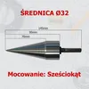 KAXL Štípací trn - kužel na dřevo 32x95mm s uchycením HEX Náhled obrázku produktu 4