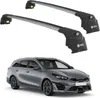 TURTLE STREŠNÝ NOSIČ AIR-2 , Silver KIA CEED SPORTSWAGON Náhľad obrázku produktu 1