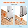 Two images showing how to install and detach a boat ladder step. Podgląd zdjęcia produktu