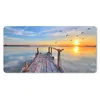 MuchoWow® Mauspad Mousepad Wasser - Steg - Vögel - Produktbild-Vorschau 1