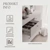 Dvoukřídlá komoda SENTO III 190 cm se zásuvkami a rýhovaným Náhled obrázku produktu 7