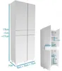 Badezimmerschrank 70cm (40+30) hängend stehend weiß matt Produktbild-Vorschau 4