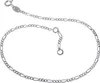SILBERKETTEN STORE Fußkette Figaro 2,2mm - 925 Silber, Produktbild-Vorschau 1