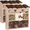 CADOCA® 2x Insektenhotel Bug's Inn 31x30,5x9,5cm Holz Produktbild-Vorschau 1