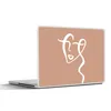 MuchoWow® Laptop Aufkleber Sticker Cover Frau - Gesicht - Produktbild-Vorschau 1