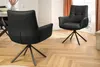 riess-ambiente Drehbarer Design Stuhl SIGNATURE schwarz Produktbild-Vorschau 8