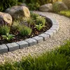 GARDENIX Rasenkante 2.4 m Granit Pflastersteine Optik Grau Produktbild-Vorschau 8