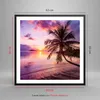 Gerahmtes Poster - Schwarzer Rahmen - Strand Meer Palme - Produktbild-Vorschau 5