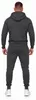 Herren Jogginganzug einfarbig 100% BW 586 Anthrazit XXL Produktbild-Vorschau 5