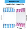 Aufblasbare Wasserhängematte 2er Set Pink & Blau, Produktbild-Vorschau 3