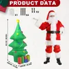 JOIEYOU 150 cm opblaasbare kerstboom met cadeauverpakking Productafbeelding-voorbeeld 2