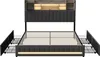 CDGlobal Polsterbett 140x200cm mit USB, Typ-C und LED, Produktbild-Vorschau 14