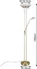 A floor lamp with dimensions indicated. Anteprima dell’immagine prodotto